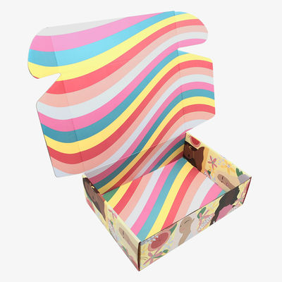 Retângulo de papel ondulado de C2S Art Paper Apparel Packaging Boxes