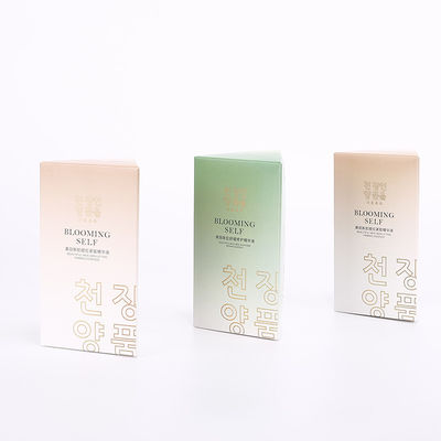 Empacotamento de dobramento do cosmético do cartão de C1S Art Paper Cosmetic Paper Boxes