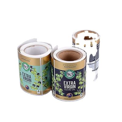 CMYK cortado esparadrapo Pantone Logo Label Sticker Custom Printed