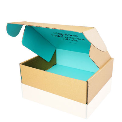 Retângulo de papel ondulado de C2S Art Paper Apparel Packaging Boxes