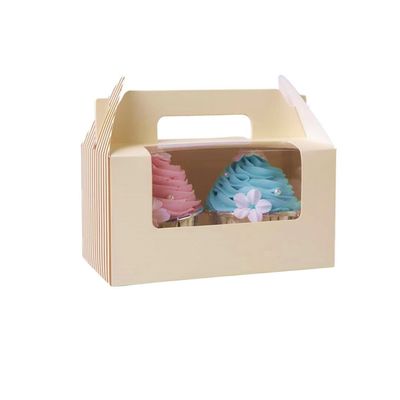 Cor feita sob encomenda luxuosa dobrável da caixa de bolo do papel de embalagem do ODM 420gsm do OEM
