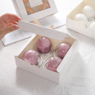 A torta da janela de C2S Art Paper White Bakery Box envolveu belamente