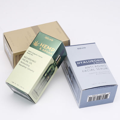 Garrafa de perfume de prata do cartão de CMYK 350gsm que empacota Logo Printed Boxes