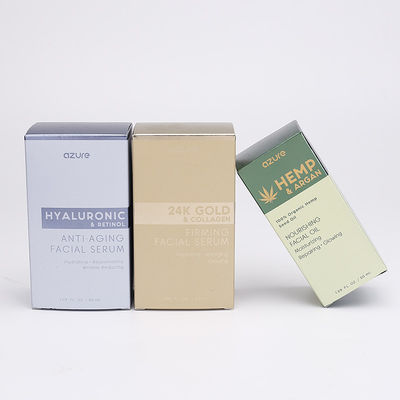 Garrafa de perfume de prata do cartão de CMYK 350gsm que empacota Logo Printed Boxes