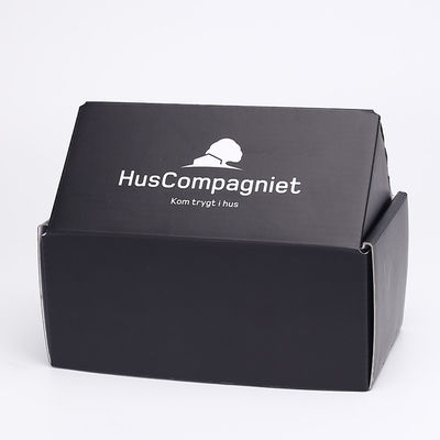 Revestimento UV de empacotamento de dobramento da caixa de Tab Lock Gable Corrugated Paper