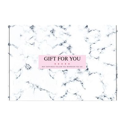 Caixa de envio cor-de-rosa branca azul corrugada Eco de CCNB C2S C1S amigável