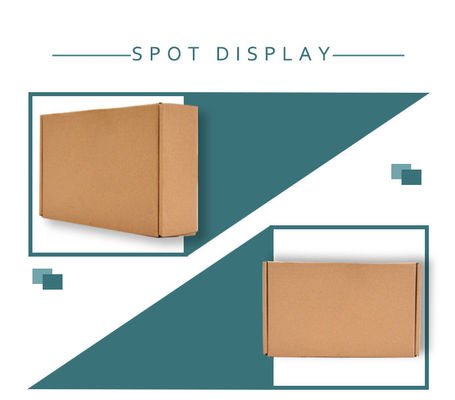 Dobre acima caixa de presente ondulada Logo Mailer Shipping feito sob encomenda da roupa de PMS