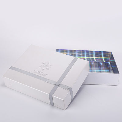 1100g Grey Board Apparel Packaging Boxes 128gsm Art Paper branco