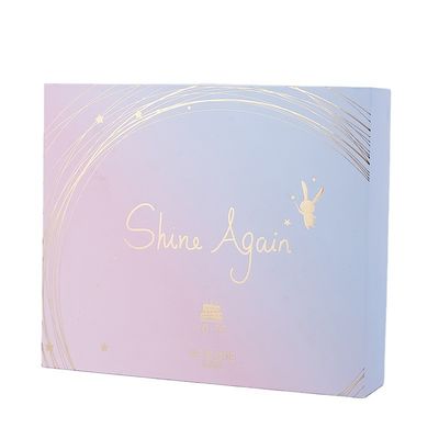 300gsm azul cor-de-rosa Art Paper Custom Luxury Apparel encaixota o carimbo quente