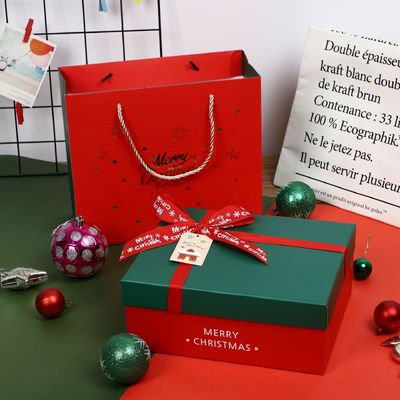 Reciclado 2 partes 250g Art Paper Cardboard Gift Boxes com tampas