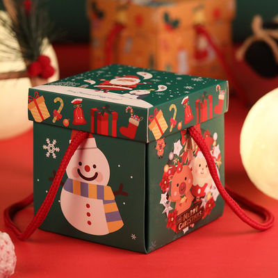 De papel amigável completo da cópia PMS CMYK Eco encaixota o Natal decorativo