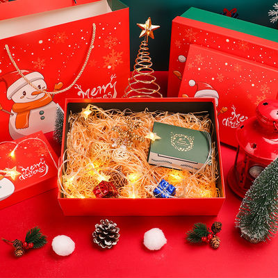 Caixas de empacotamento do Natal da capa dura do cartão alguma cor de PMS