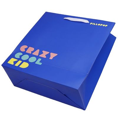 Sacos de papel imprimíveis de C1S com punho da corda