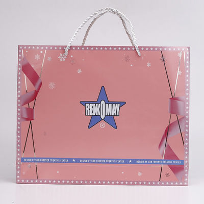 Personalize a cor completa do saco de papel do papel de embrulho 300gsm Kraft da roupa