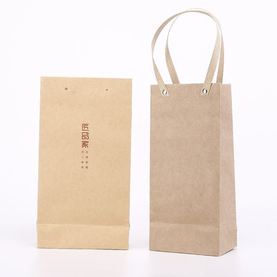 Logo Matt Varnish Printable Paper Bags feito sob encomenda descartável com punho