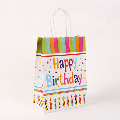 Sacos de papel 350GSM imprimíveis para o presente de aniversário