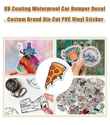 As etiquetas feitas sob encomenda lustrosas impermeáveis redondas da etiqueta rolam imprimindo o logotipo do tipo