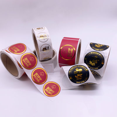 CMYK cortado esparadrapo Pantone Logo Label Sticker Custom Printed