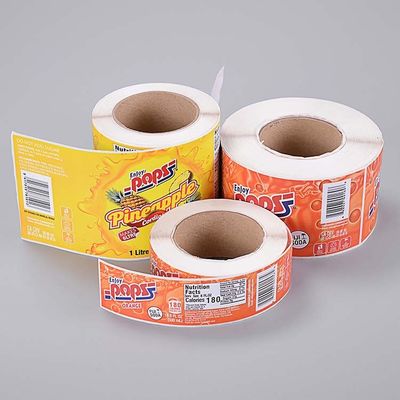 Etiquetas imprimindo feitas sob encomenda privadas de LOGO Adhesive Direct Thermal Paper