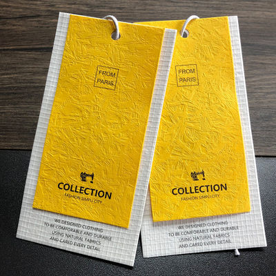 CMYK personalizou o hangtag