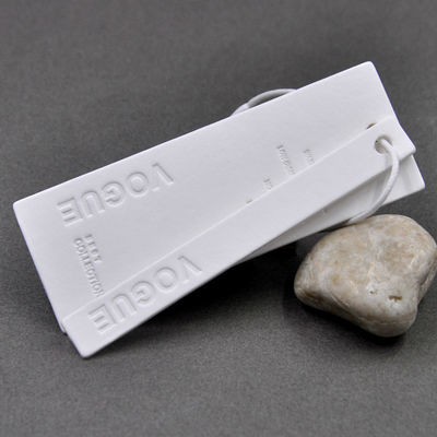 PVC gravado Hang Tags For Clothing feito sob encomenda lavável de Eco do tipo