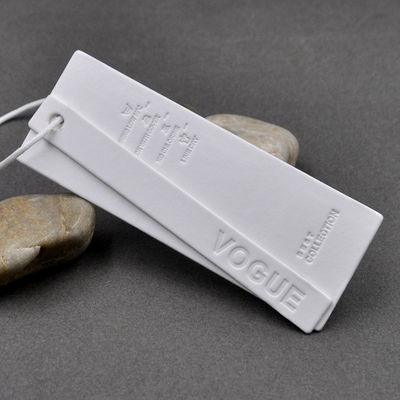 PVC gravado Hang Tags For Clothing feito sob encomenda lavável de Eco do tipo