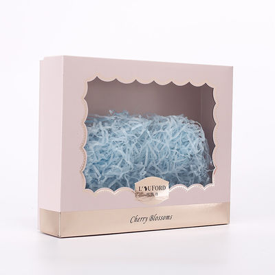 caixa de presente cor-de-rosa do papel de embalagem C1S de 80gsm 350gsm para o empacotamento da roupa