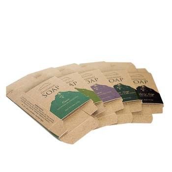 Caixas de empacotamento recicladas do sabão do cartão 350gsm que gravam a impressão