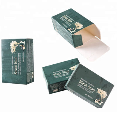 Caixas de empacotamento recicladas do sabão do cartão 350gsm que gravam a impressão