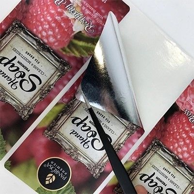 Etiqueta adesiva de papel de Juice Wine Glass Bottle Label da impressão do marfim