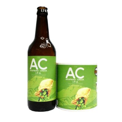 Etiqueta adesiva de papel de Juice Wine Glass Bottle Label da impressão do marfim