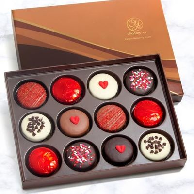 Caixas do presente 1200g Grey Board Custom Food Packaging do chocolate