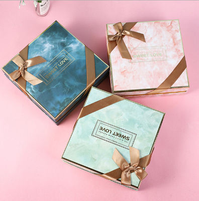 Caixas do presente 1200g Grey Board Custom Food Packaging do chocolate