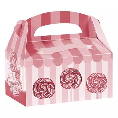 Bolo de casamento feito sob encomenda do aniversário das caixas do empacotamento de alimento do cartão CMYK