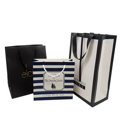 Personalize a cor completa do saco de papel do papel de embrulho 300gsm Kraft da roupa