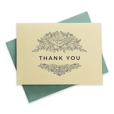 O cartão do convite do papel de embalagem do casamento 350gsm do aniversário com envolve